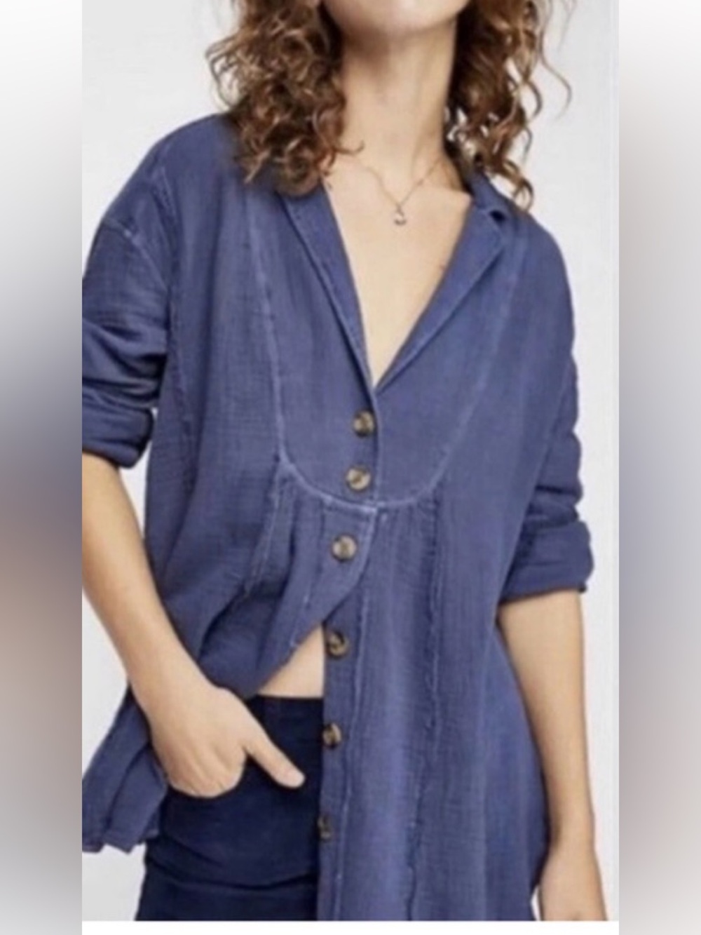 Free People all about the feels top- size small